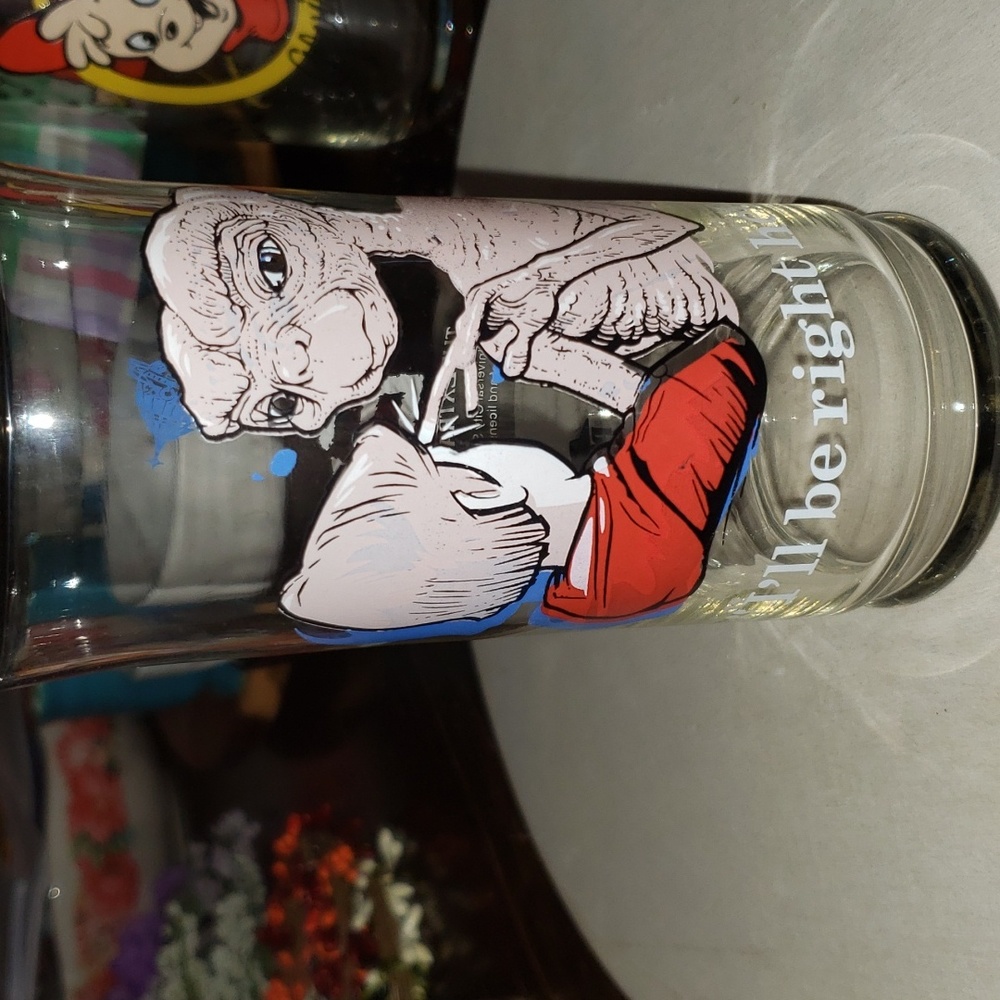 E.T. glass cup